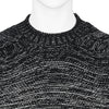 GRADATION CREW NECK KNIT BLACK