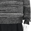 GRADATION CREW NECK KNIT BLACK