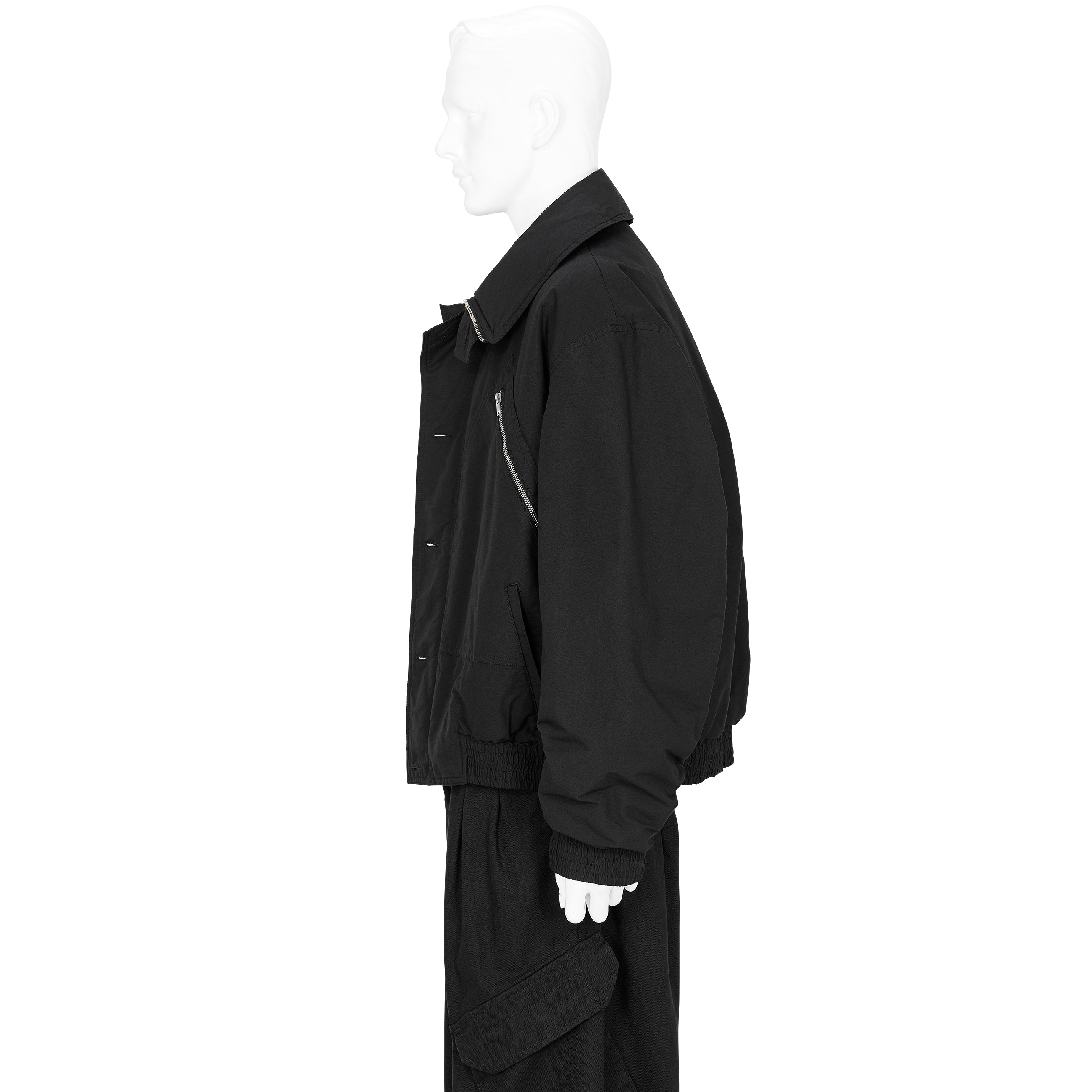 KATHARINE HAMNETT COLLABORATION SHORT BLOUSON BLACK