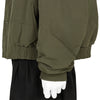 KATHARINE HAMNETT COLLABORATION SHORT BLOUSON OLIVE