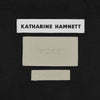 KATHARINE HAMNETT COLLABORATION HALF COAT BLACK