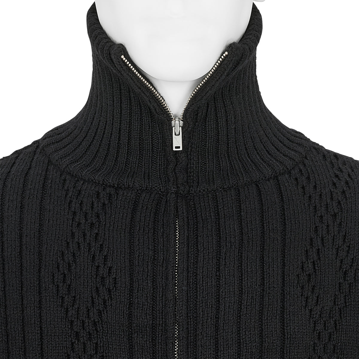 LOT.533 ZIP UP KNIT BLOUSON BLACK
