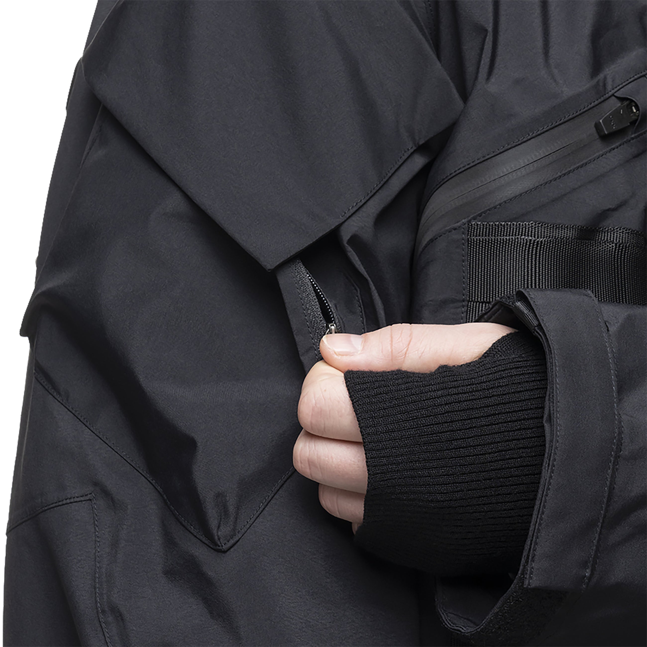 J1WTS-GT 3L GORE-TEX PRO INTEROPS JACKET BLACK - ACRONYM