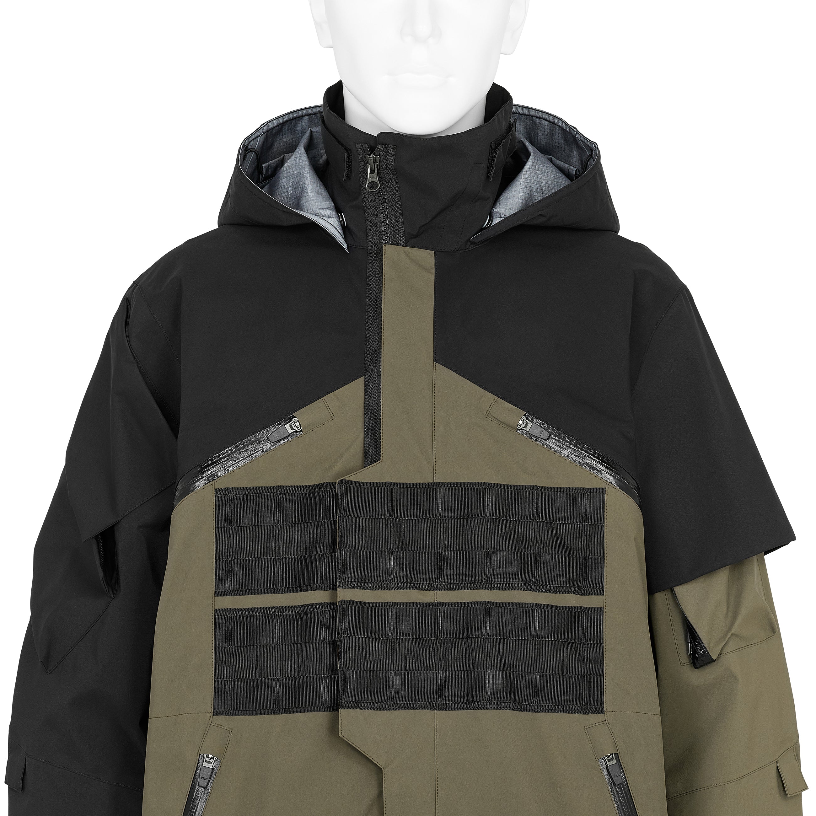 J1WTS-GT 3L GORE-TEX PRO INTEROPS JACKET RAF GREEN BLACK - ACRONYM