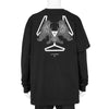 S29-PR-A ORGANIC COTTON LONG SLEEVE T-SHIRT BLACK