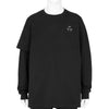 S29-PR-A ORGANIC COTTON LONG SLEEVE T-SHIRT BLACK