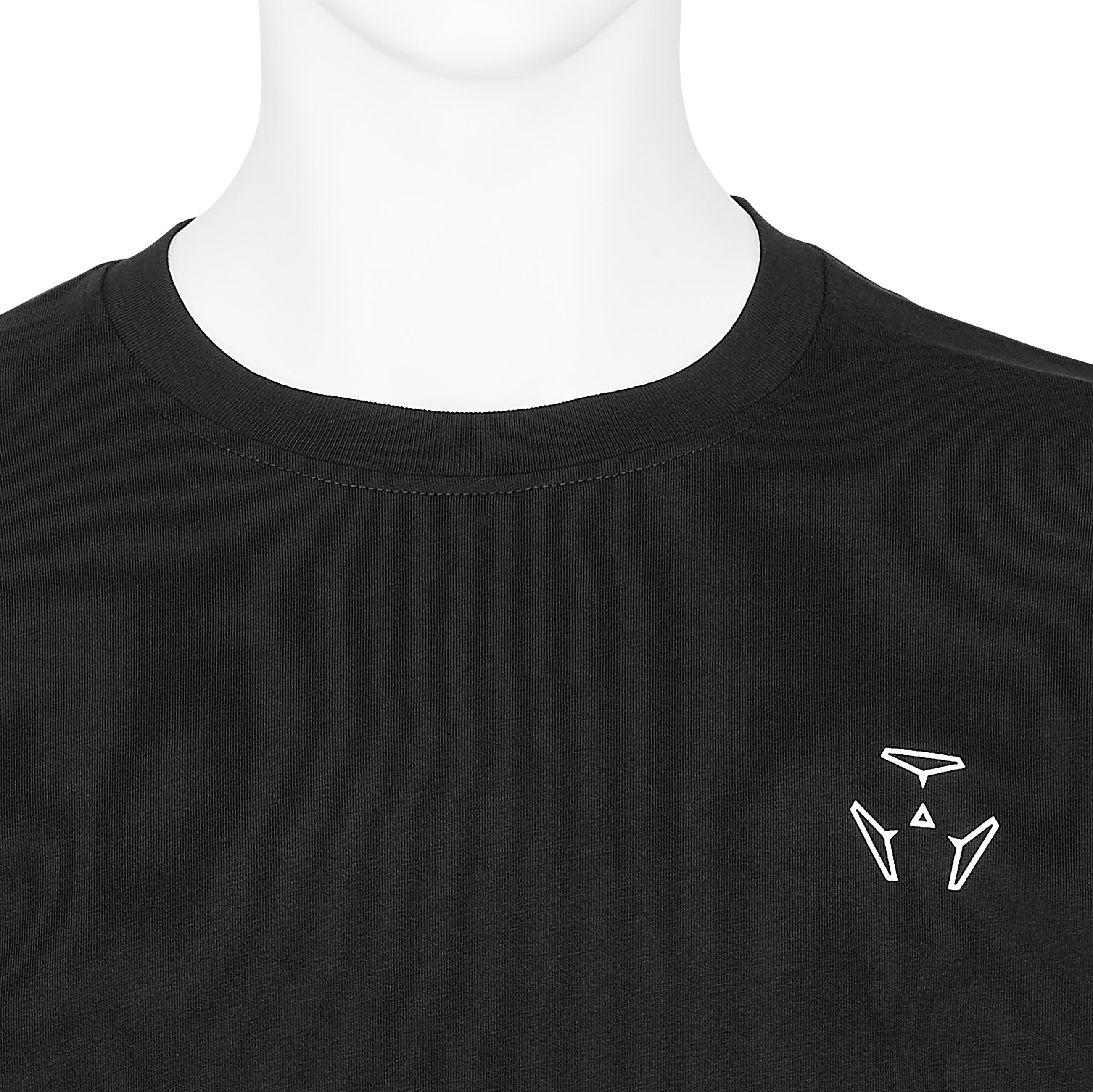 S29-PR-A ORGANIC COTTON LONG SLEEVE T-SHIRT BLACK - ACRONYM