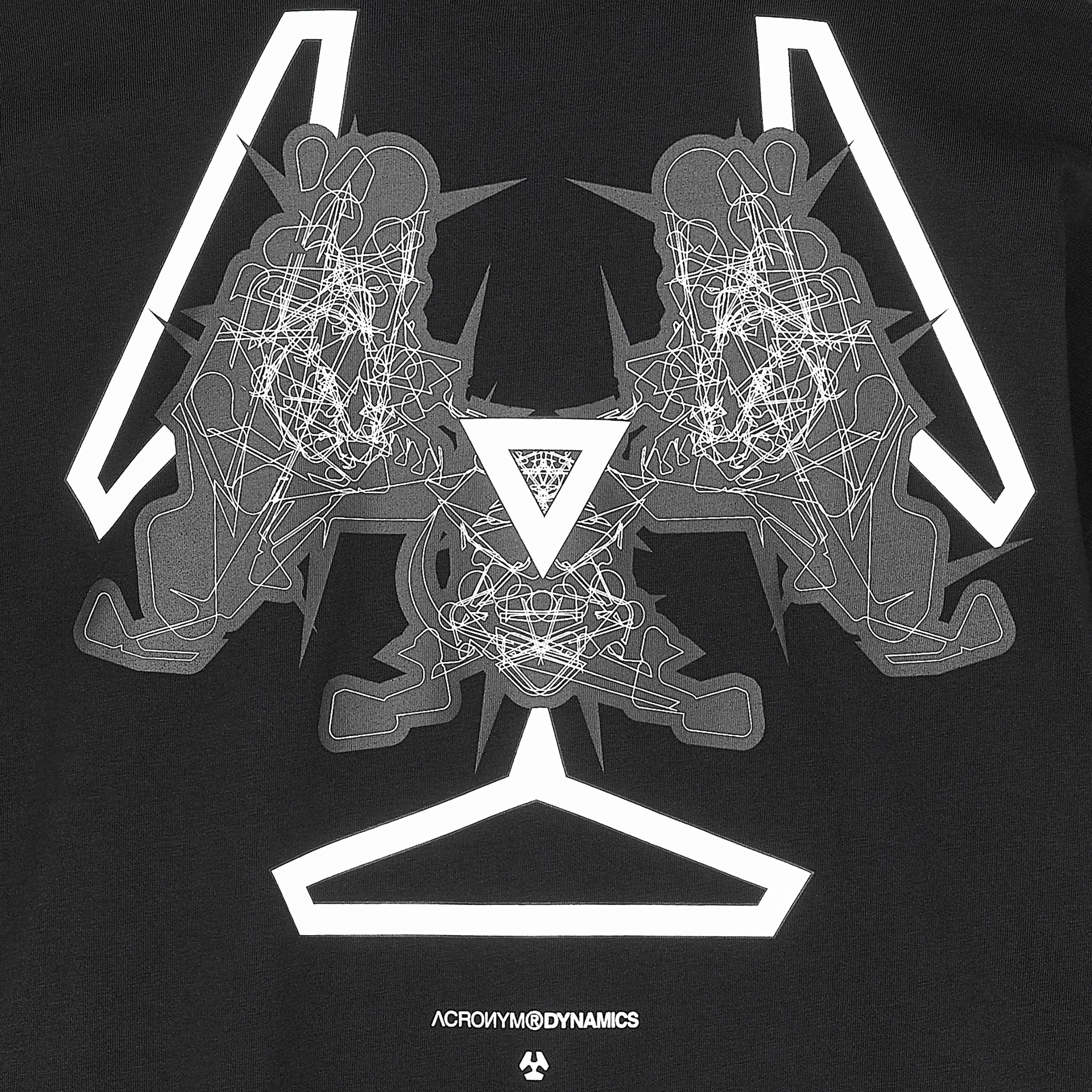 S29-PR-A ORGANIC COTTON LONG SLEEVE T-SHIRT BLACK - ACRONYM