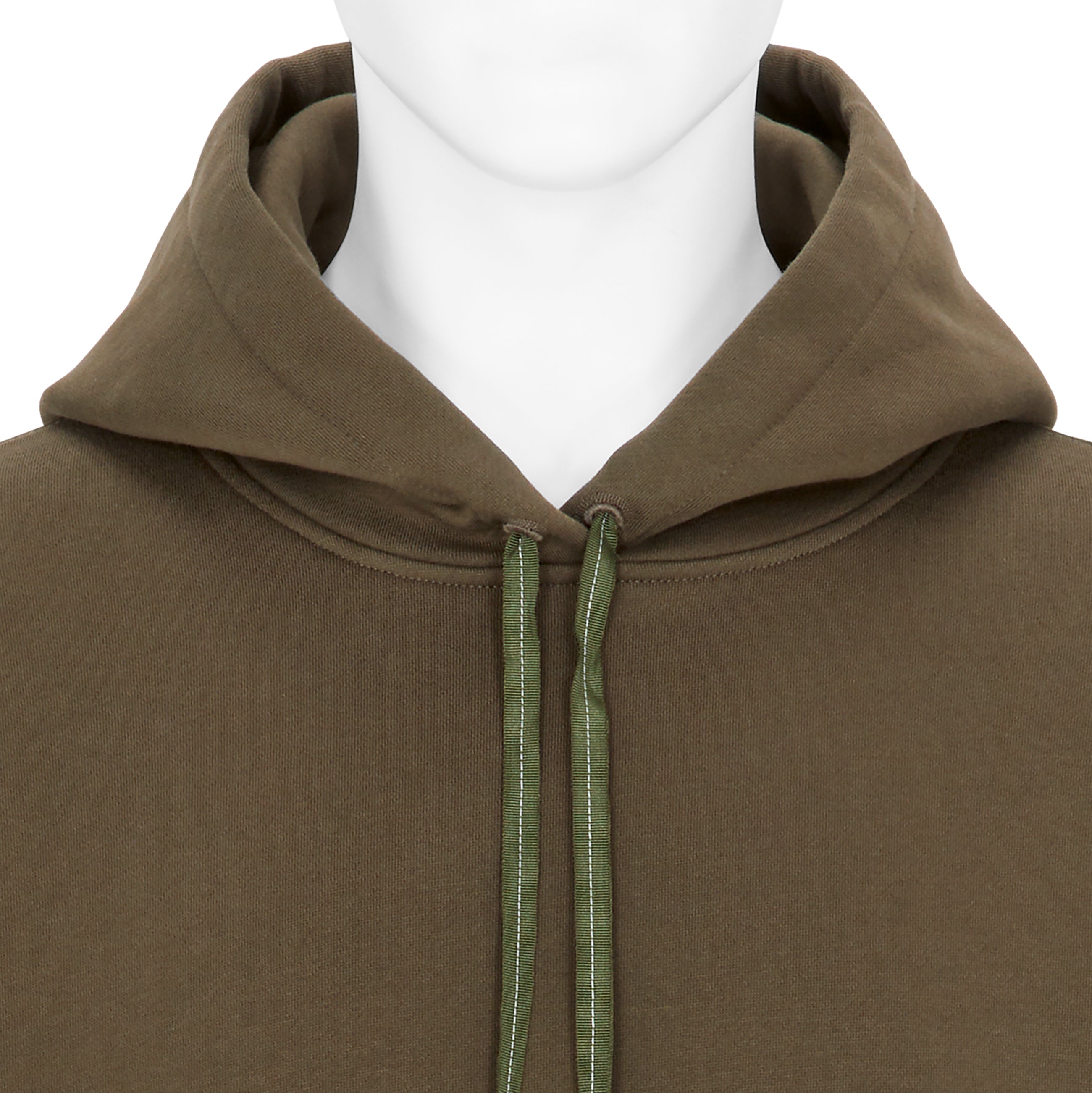 S34-PR ORGANIC COTTON HOODED SWEATSHIRT RAF GREEN BLACK - ACRONYM