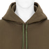 S34-PR ORGANIC COTTON HOODED SWEATSHIRT RAF GREEN BLACK