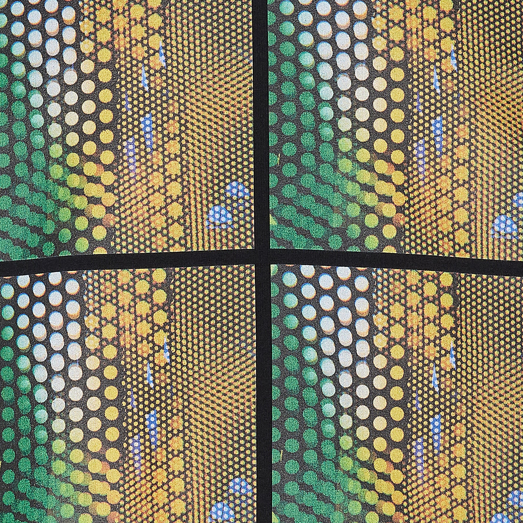 Yasuhiro Ishimoto COMPOSITION PRINT TEE BLACK