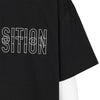 Yasuhiro Ishimoto COMPOSITION PRINT TEE BLACK