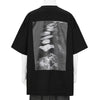 Yasuhiro Ishimoto KATSURA IMPERIAL VILLA PRINT TEE BLACK