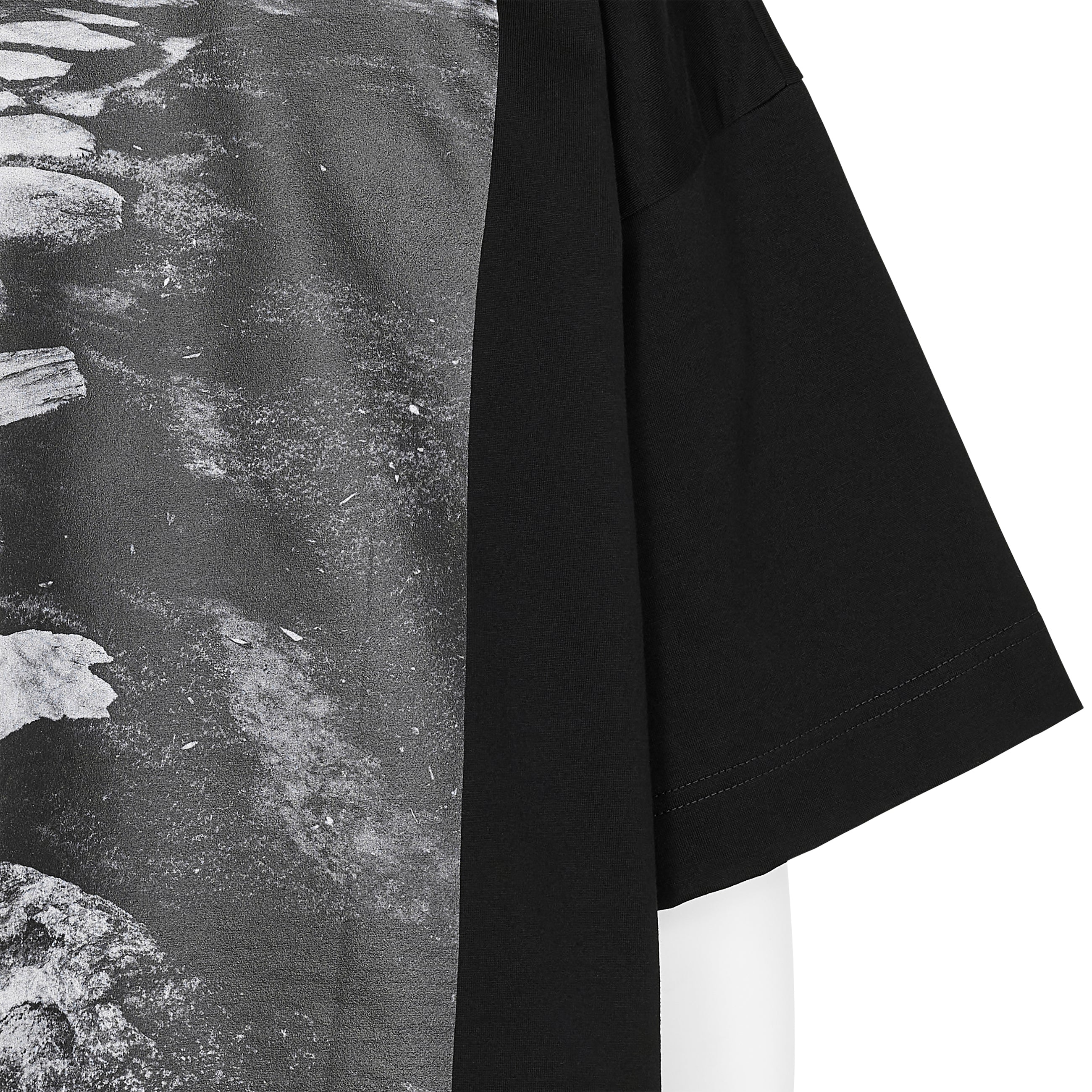 Yasuhiro Ishimoto KATSURA IMPERIAL VILLA PRINT TEE BLACK