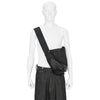 LOT.004 CALF LEATHER NEWSBOY BAG BLACK