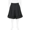 HEM DOUBLE SHORTS BLACK