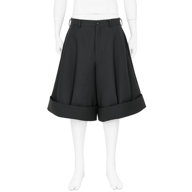 HEM DOUBLE SHORTS BLACK