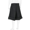HEM DOUBLE SHORTS BLACK