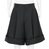 HEM DOUBLE SHORTS BLACK
