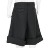HEM DOUBLE SHORTS BLACK