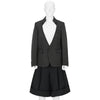 NO LAPEL JACKET BLACK