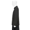 NO LAPEL JACKET BLACK