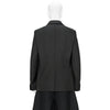 NO LAPEL JACKET BLACK