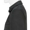 NO LAPEL JACKET BLACK
