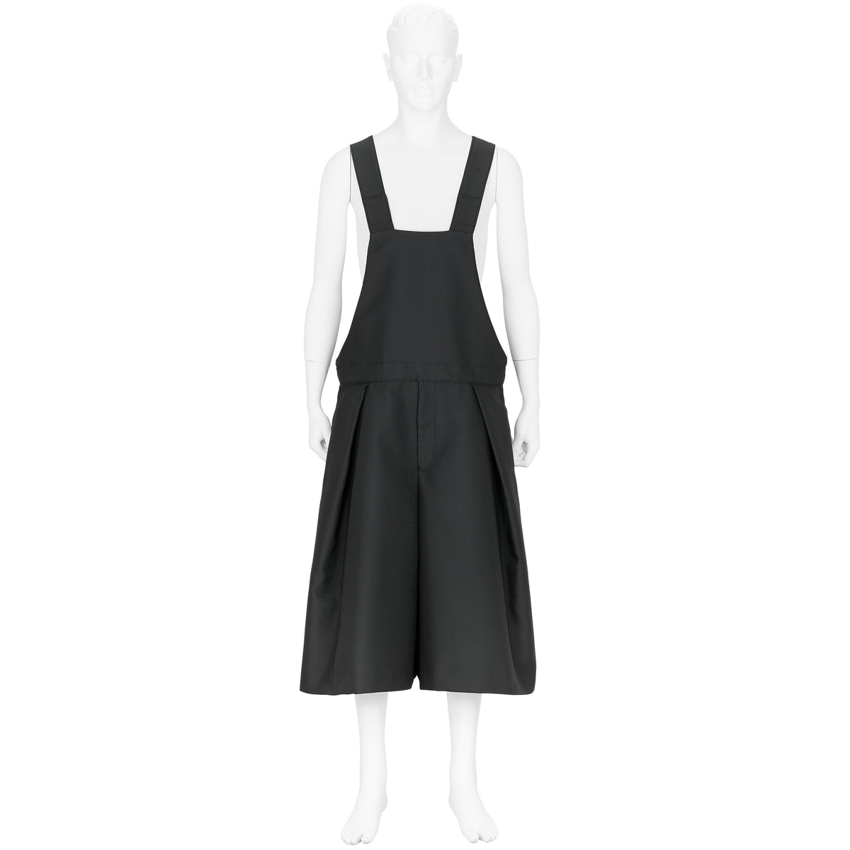 POLYESTER OVERALLS BLACK