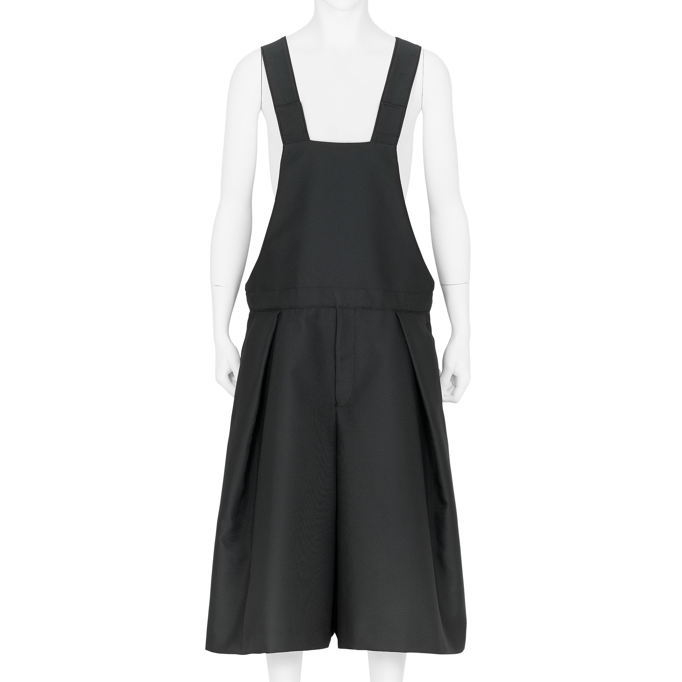 POLYESTER OVERALLS BLACK - COMME des GARÇONS HOMME PLUS(コム デ