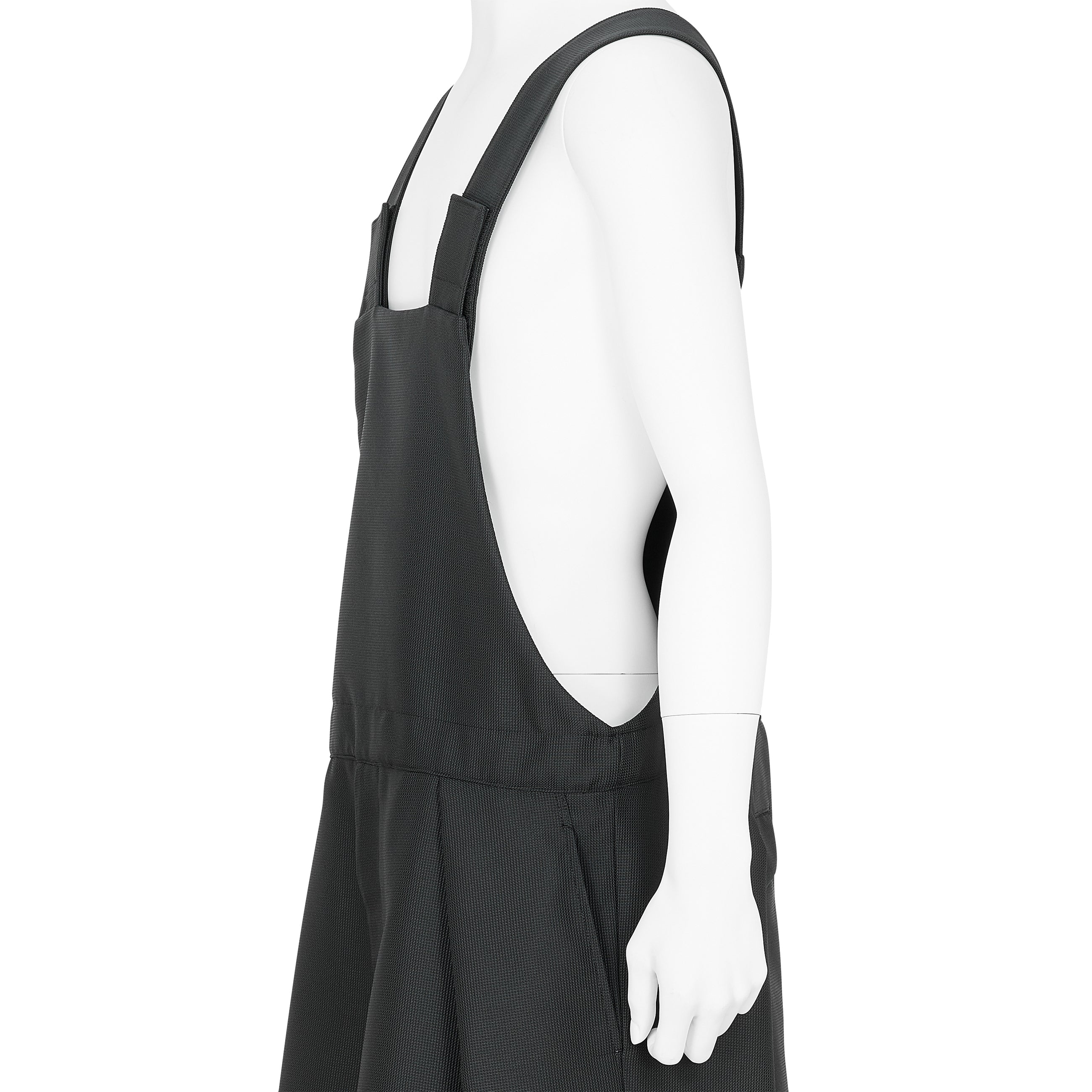 POLYESTER OVERALLS BLACK