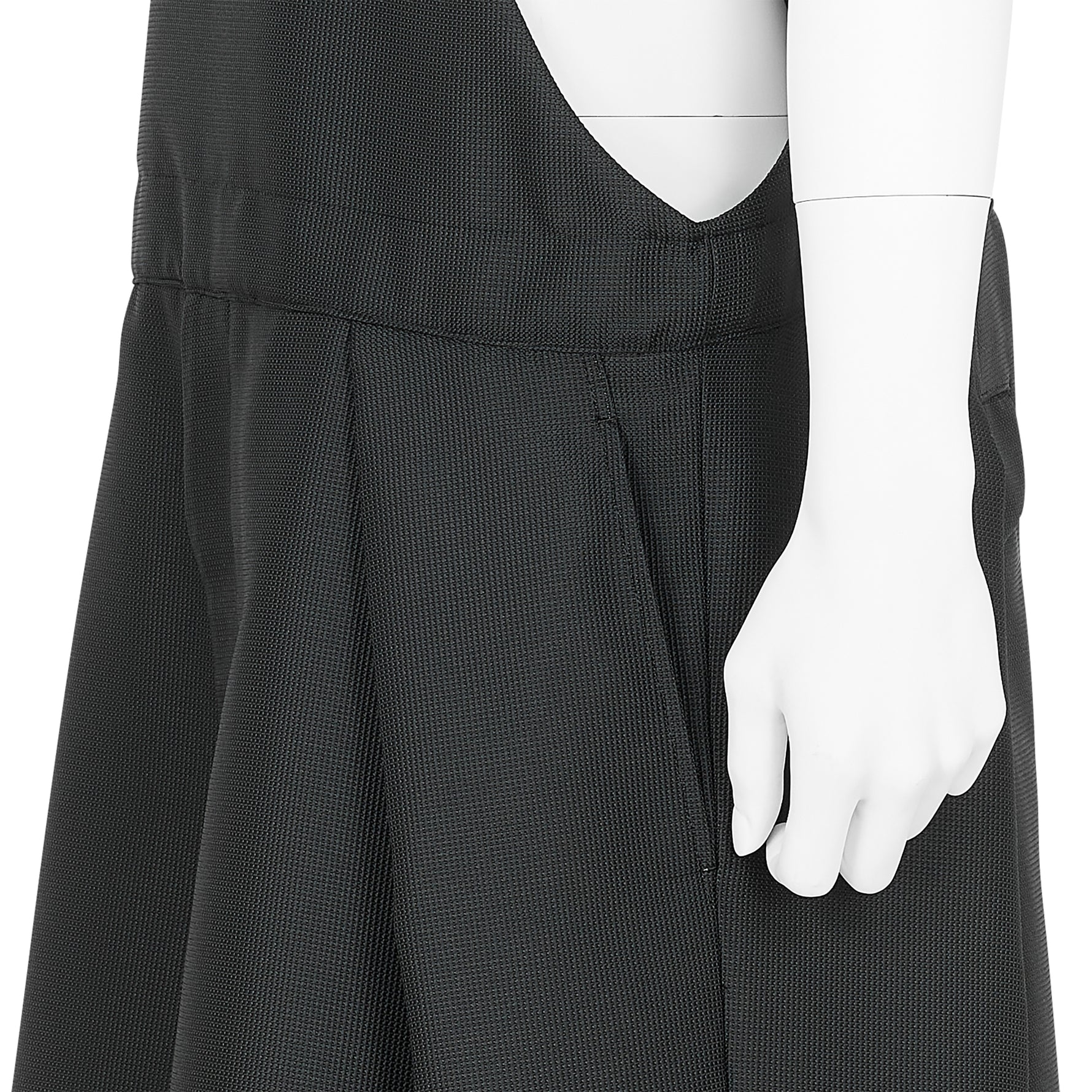 POLYESTER OVERALLS BLACK