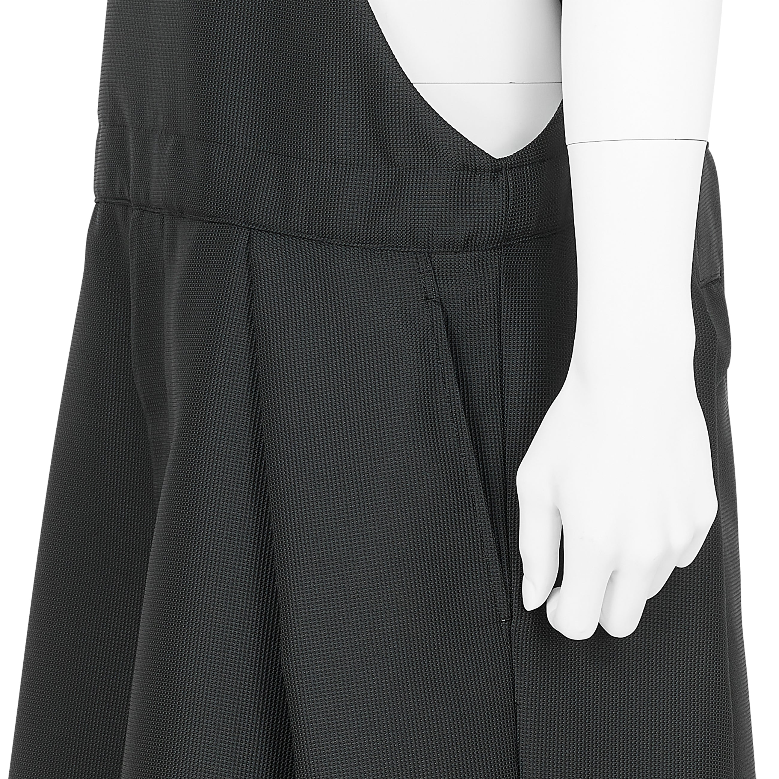 POLYESTER OVERALLS BLACK