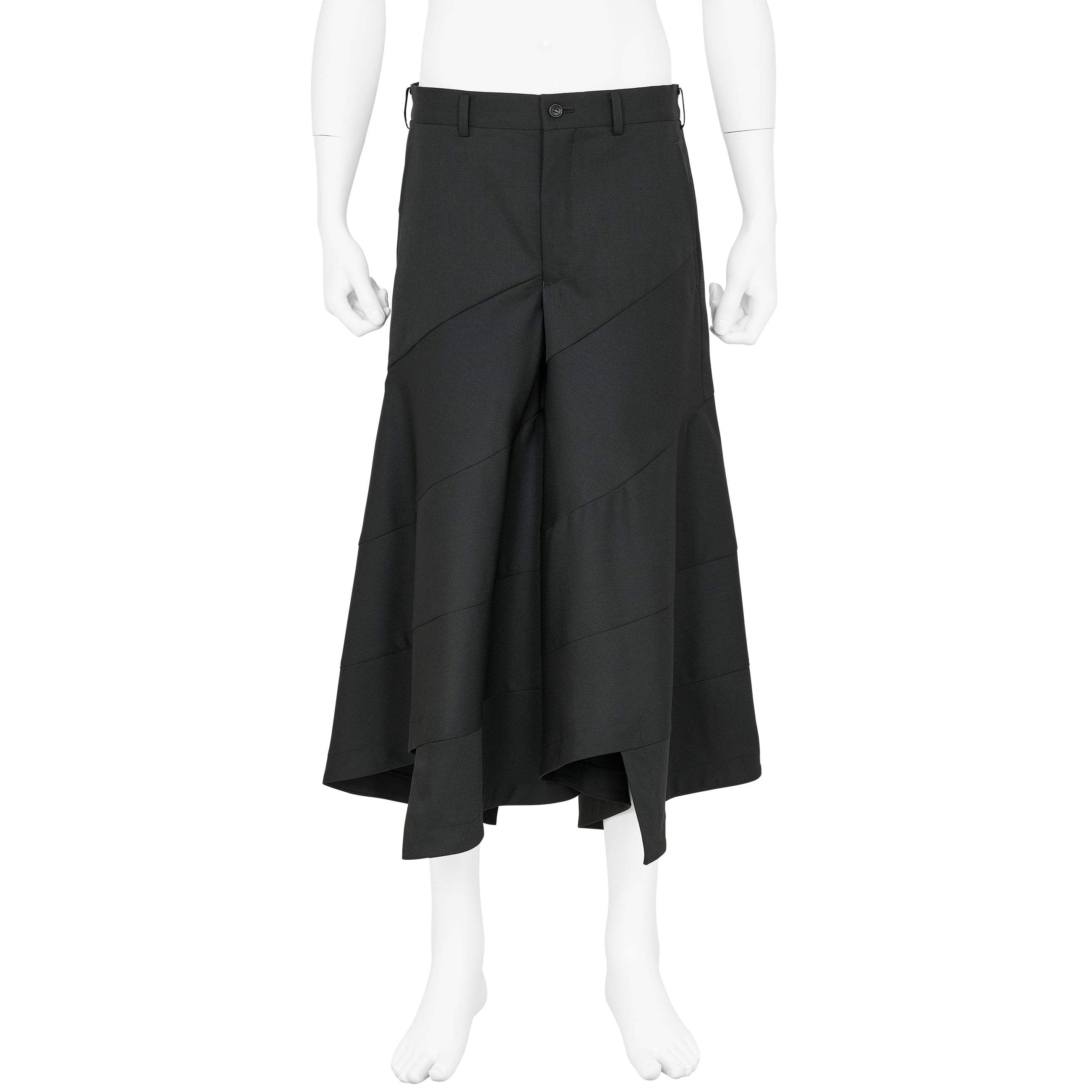 SPIRAL PANTS BLACK - COMME des GARÇONS HOMME PLUS(コム デ