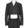 PANEL DOUBLE JACKET BLACK