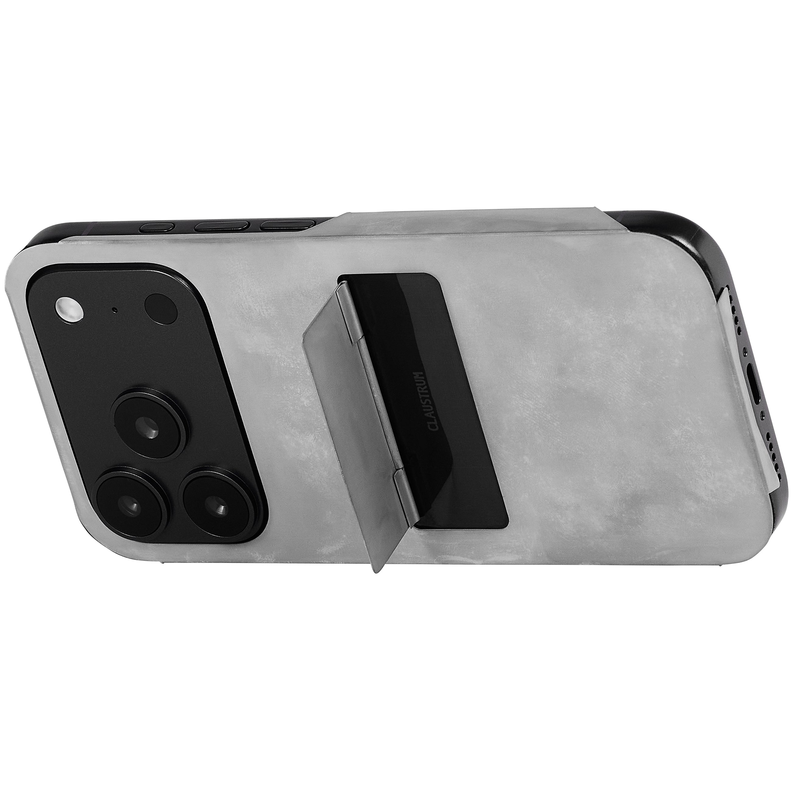 iPhone 17 PRO , 17 PRO MAX CASE ( CONCRETE MATTE ) GREY