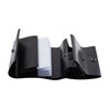SMALL ARTICULAR WALLET WITH COIN BLACK