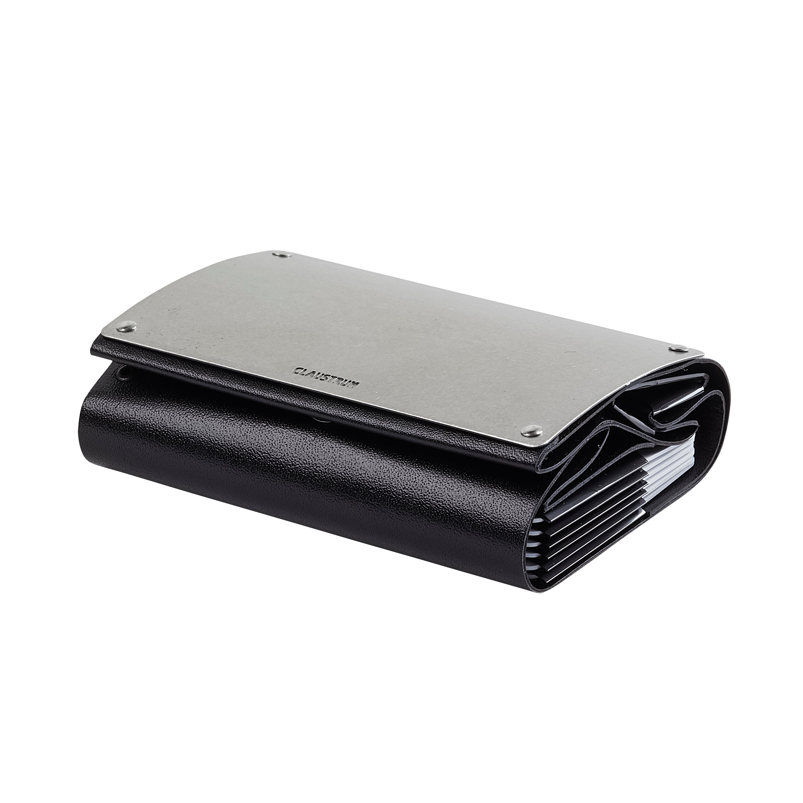 SMALL ARTICULAR WALLET WITH COIN SILVER - CLAUSTRUM(クラウストルム