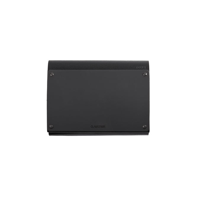 SMALL ARTICULAR WALLET WITH COIN BLACK