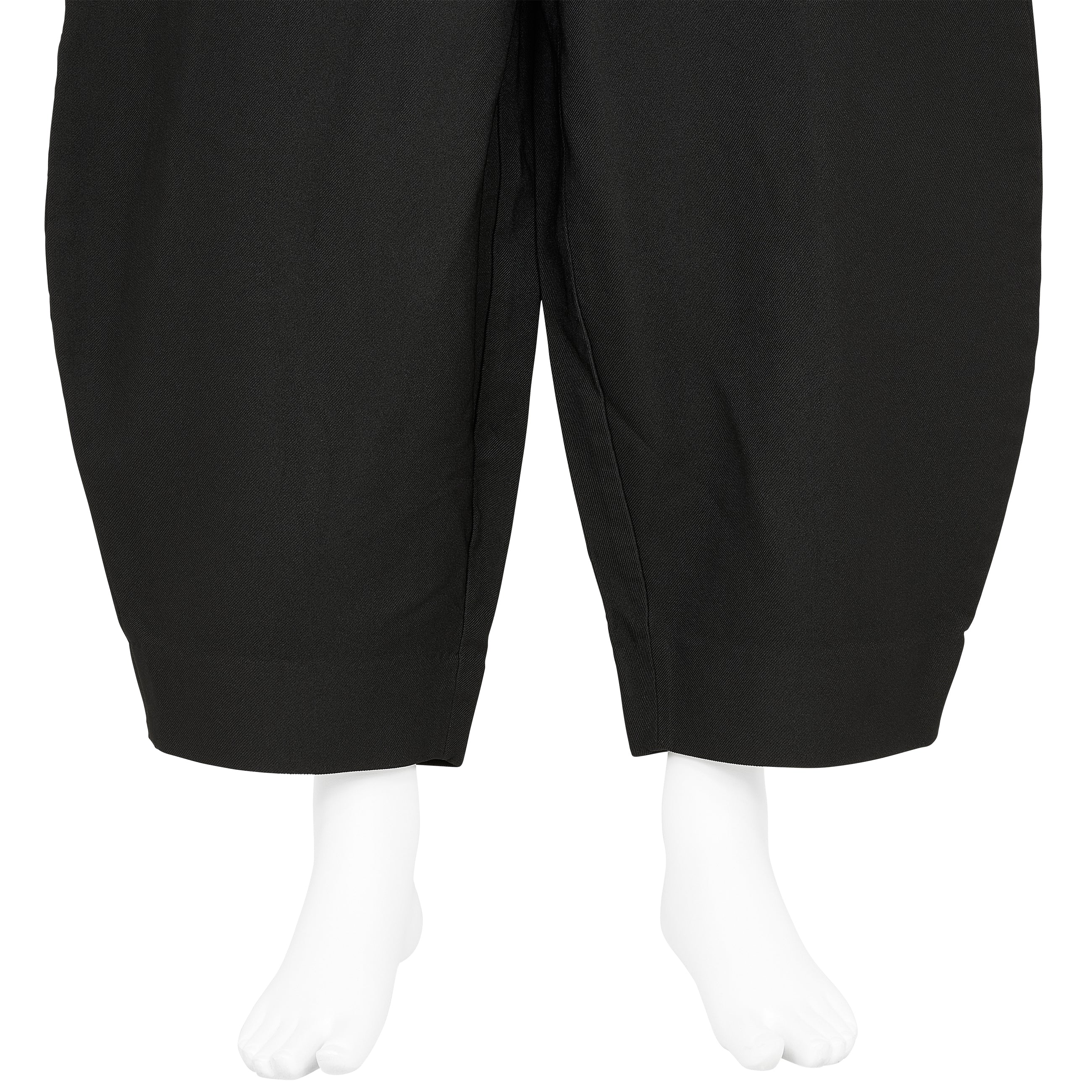 POLYESTER COCOON PANTS BLACK - COMME des GARÇONS HOMME PLUS