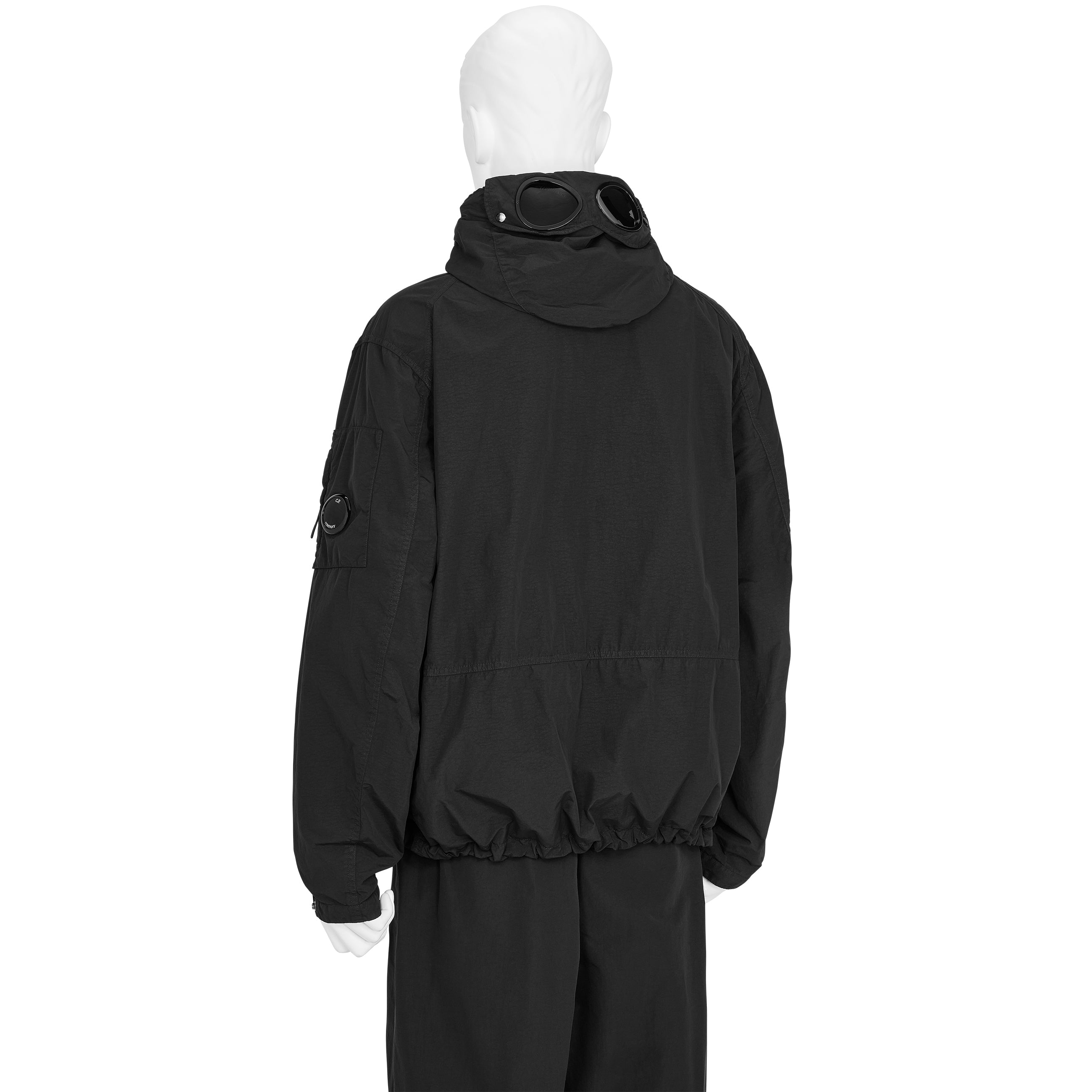 FLATT NYLON GOGGLE JACKET BLACK