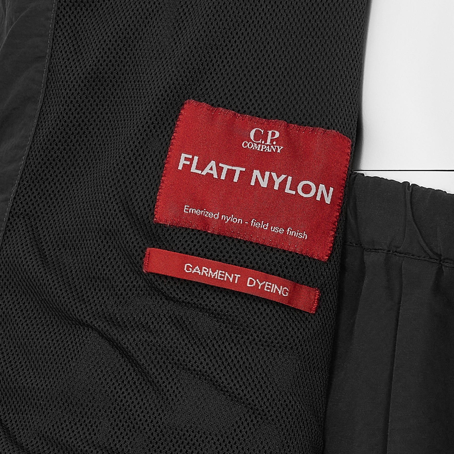 FLATT NYLON GOGGLE SHIRT JACKET BLACK