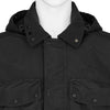FLATT NYLON GOGGLE SHIRT JACKET BLACK