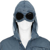 50 FILI BLEACHED GOGGLE JACKET INDIGO