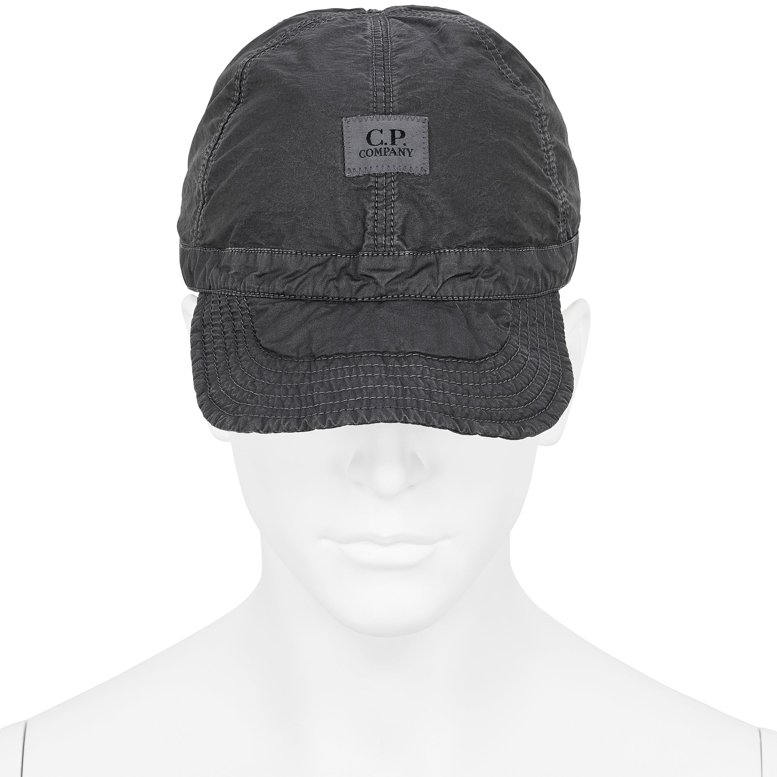 50 FILI WAX CAP BLACK - C.P. COMPANY(シーピー カンパニー) - BAG