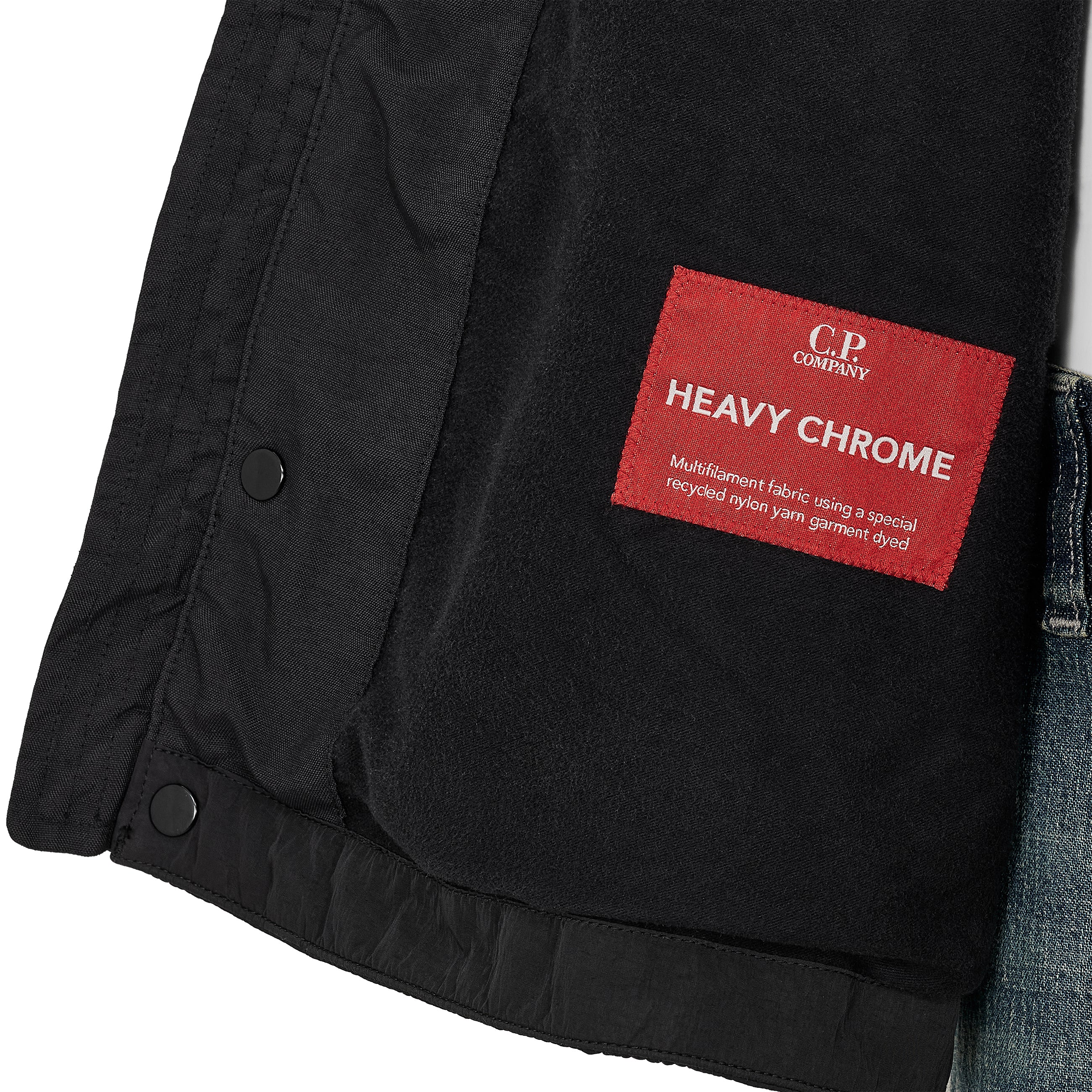 HEAVY CHROME GOGGLE JACKET BLACK