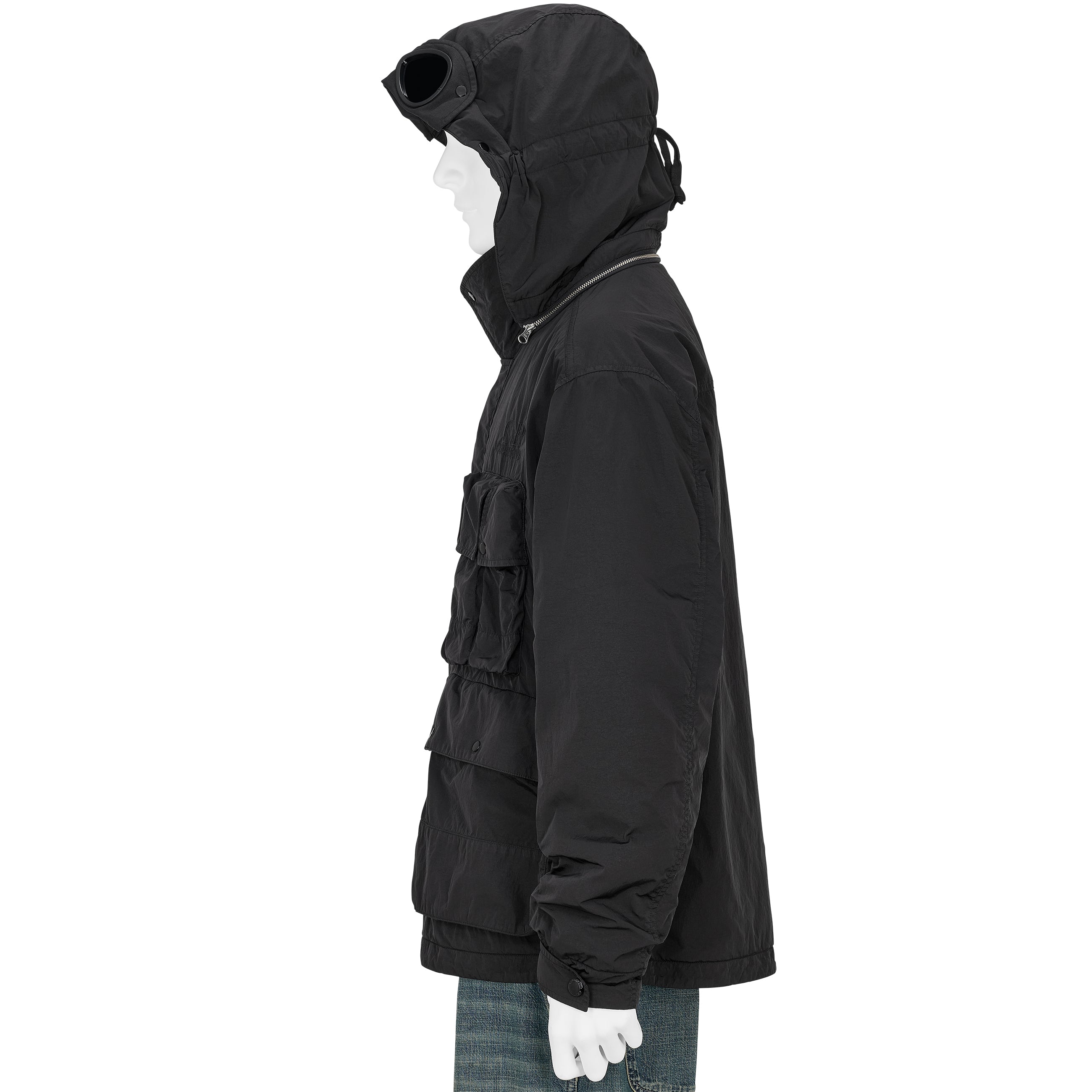 HEAVY CHROME GOGGLE JACKET BLACK