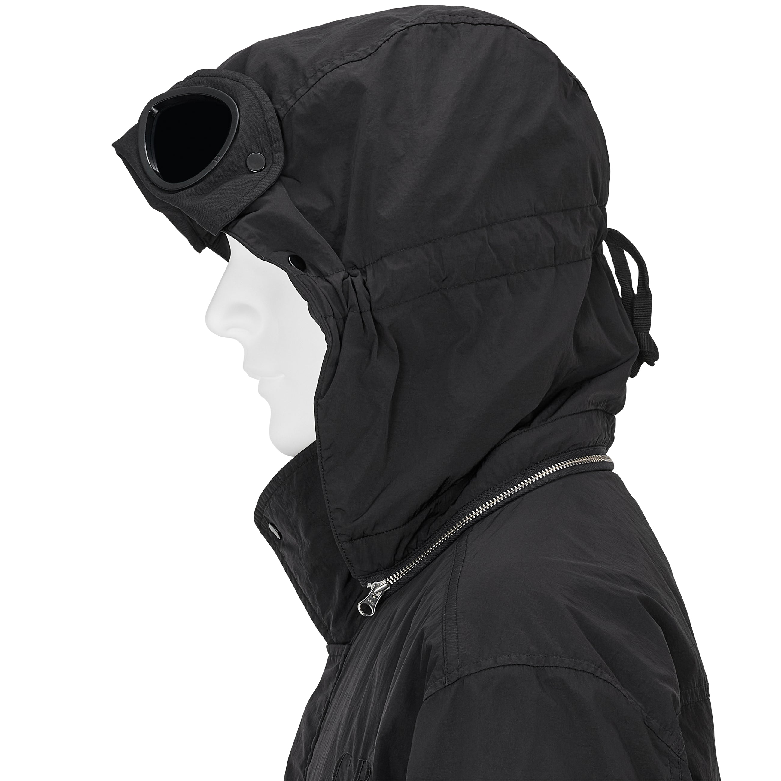 HEAVY CHROME GOGGLE JACKET BLACK