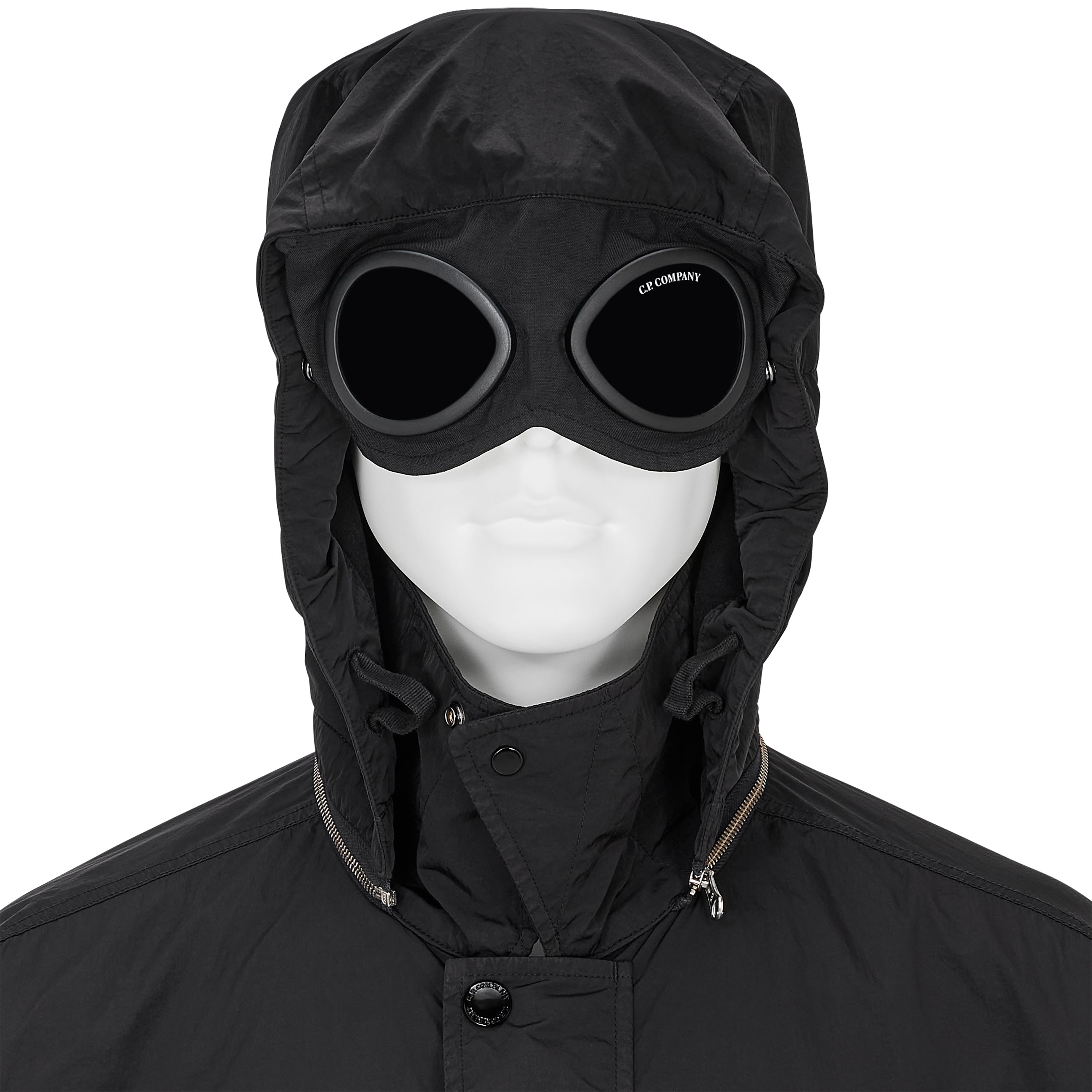 HEAVY CHROME GOGGLE JACKET BLACK - C.P. COMPANY(シーピー