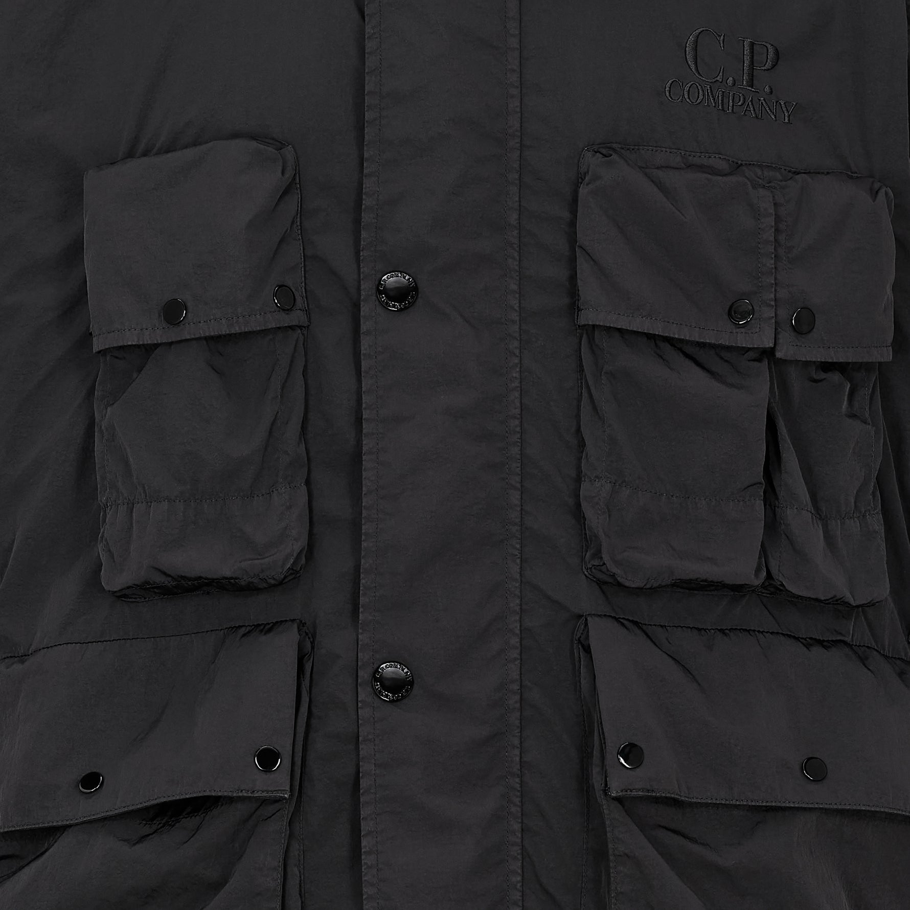 HEAVY CHROME GOGGLE JACKET BLACK